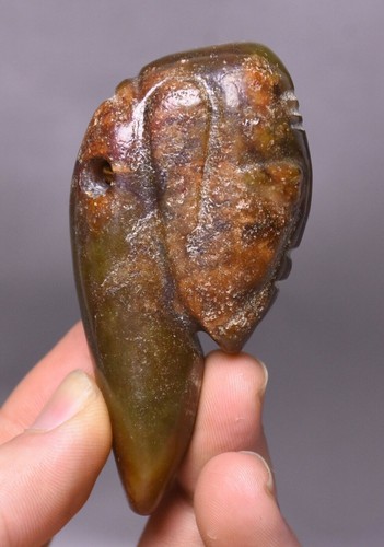 Ciondolo amuleto testa faccia