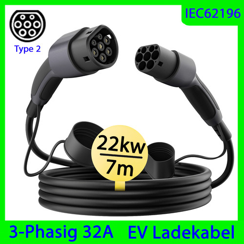 Cavo ricarica type2 - di, 32a