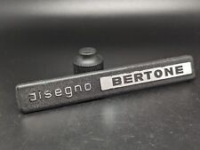 DISEGNO BERTONE LOGO SIGLA EMBLEMA FREGIO STEMMA SCRITTA TARGHETTA BADGE TARGA