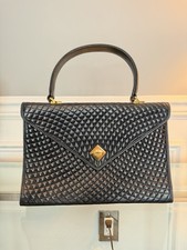 Borsa Vintage Pelle Tessuto