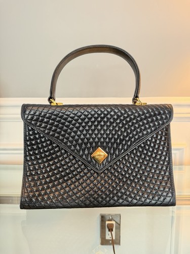 Borsa vintage pelle tessuto - vintage,