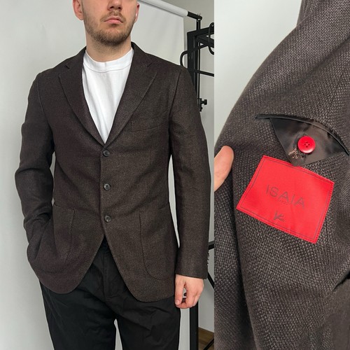 Giacca blazer uomo isaia lana - giacca,