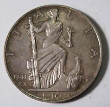 *VITTORIO EMANUELE III 10 LIRE 1941 IMPERO (RRRR) FDC SOLO 20 PZ CONIATI