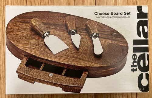 Set tagliere formaggio legno - set,