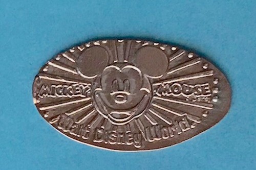 Raro penny schiacciato - raro, 1°