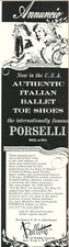 1950s vintage Ad, Porselli