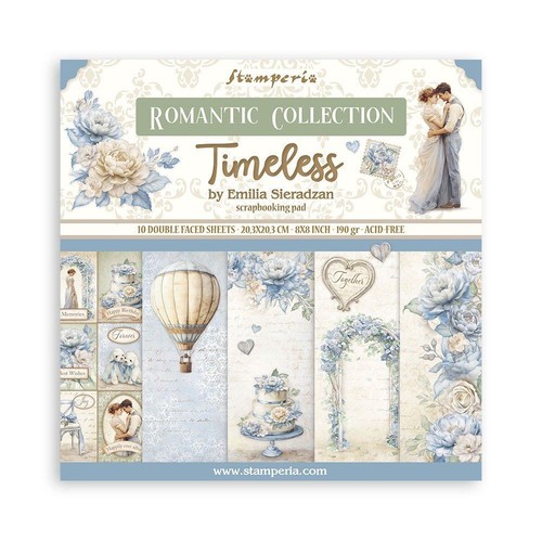 Blocco carte scrap timeless - blocco,