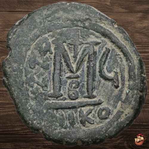 Moneta follis bizantina - moneta,