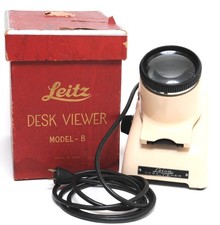 Visore pellicola da scrivania Leitz New York VUDER / VUDAK IN SCATOLA COME NUOVO 1947.