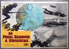 RARA locandina film WW2 Pearl Harbour Hiroshima CINA GIAPPONE FILIPPINE Estremo Oriente