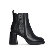 Liujo donna stivaletti neri con tacco