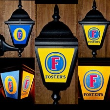 Fosters light wall lantern pub - fosters,