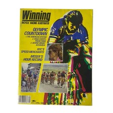 Winning Bicycle Racing Illustrated April 1984 No. 9 Olympic Countdown VG