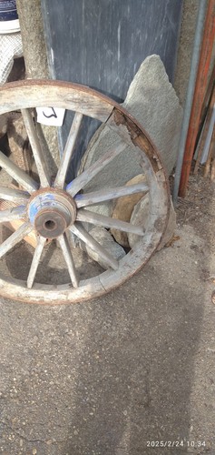 Antica ruota legno - antica, ferro