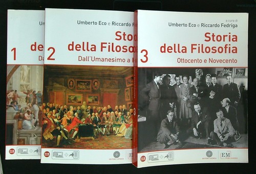 Storia della filosofia 3vv eco - storia,
