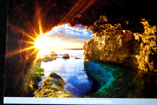 Cartolina lampedusa - lampedusa,
