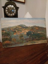 Vecchio quadro olio tavola - quadro,