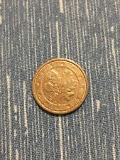 moneta rara 1 centesimo tedesca 2002