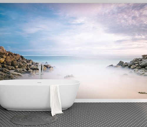Carta parati beach - carta, stone