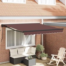 Tenda da Sole Retrattile solare esterno Ombra per Balcone Protettiva UV vidaXL