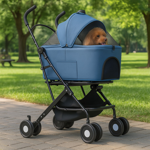 Passeggino cani gatti 2in1 - e,