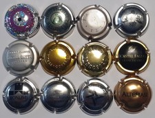 LOTTO DI n°12 CAPSULE SPUMANTE ITALIANE TUTTE DIVERSE come da foto allegata c.