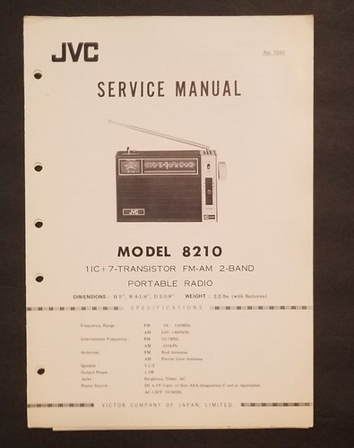 Jvc modello 8210 - 8210,, di