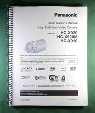 Panasonic x920 manuale - hc-x920,