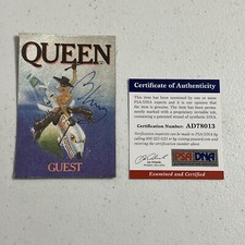 Brian May Firmato Autografo