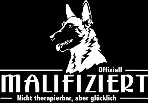 Adesivo auto malinois - auto,
