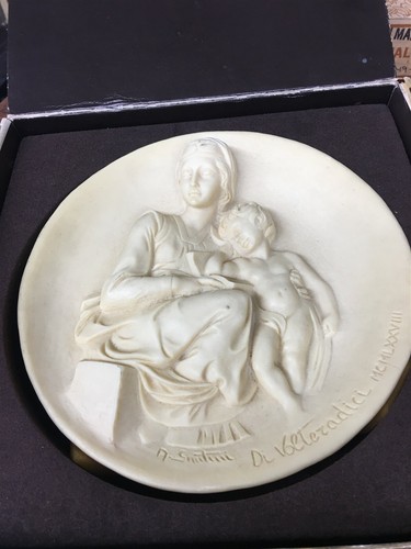 Oggetto arte madonna pensosa - d'arte,