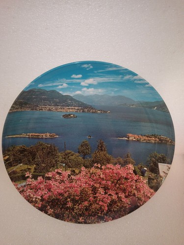 Piatto souvenir lago maggiore - piatto,