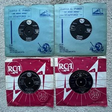 lot 4 x orig 7” ELVIS