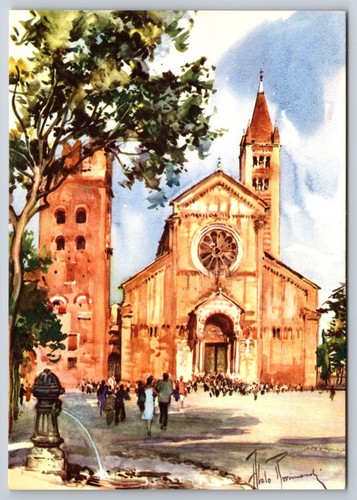 Postcard verona san - postcard,