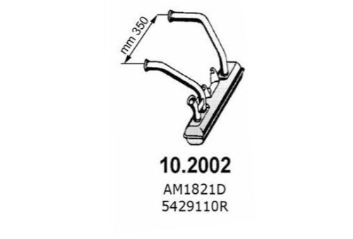 Silenziatore anteriore citroen - anteriore,