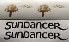 Set 2 adesivi decalcomanie vinile marino Sea Ray Sundancer 24 pollici