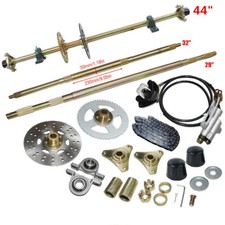 Drift Trike Go Kart Kit Assale Posteriore Live, Pignone e Mozzo, Gruppo Freno, Catena, Mozzo