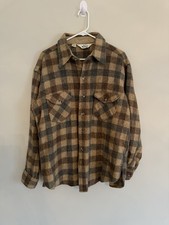 Giacca camicia vintage Woolrich a quadri XL