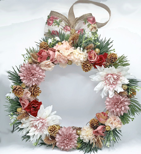 Ghirlanda fiori 262 31 cm - ghirlanda,