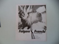 advertising Pubblicità 1972 FUCILI FRANCHI