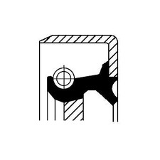 CORTECO Anello tenuta, Differenziale  12011293B