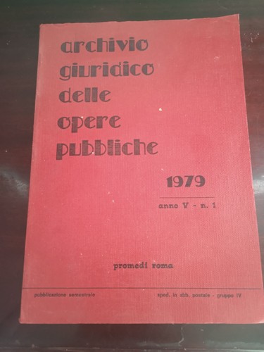 Libro archivio giuridico delle - libro,