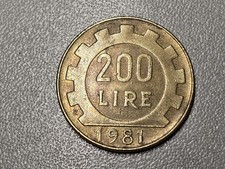 Italia 200 lire 1981 circolata