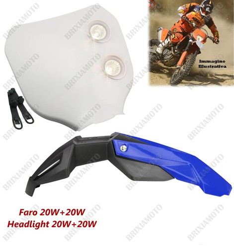 Maschera faro piatto bianco - maschera,
