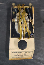 WWII Signal Corps US Army Key J-38 American Radio Hardware Co NY Morse Code