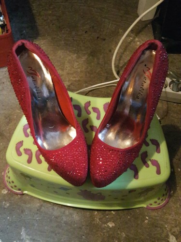 Decolte sexy rosse tacco alto