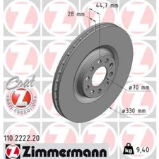 ZIMMERMANN 2x Disco Freni