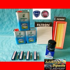 KIT TAGLIANDO +4 CANDELE FIAT 500 PANDA 169 312 1.2 1.4 NATURAL POWER GPL METANO