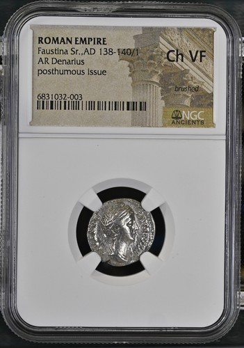 Ngc denario di faustina - ch,