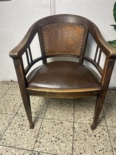 Jugendstil Armlehnstuhl alte Nikolaischule Schreibtischstuhl Sessel antik Stabil